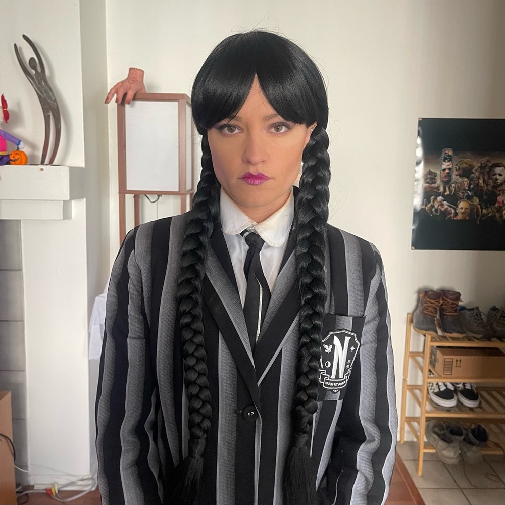 Wednesday Addams handmade Wig